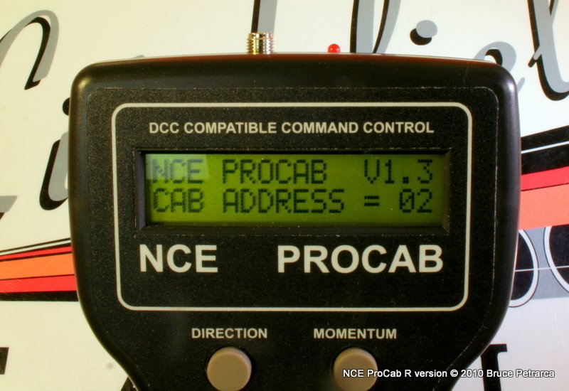 NCE ProCab V1.3 readout