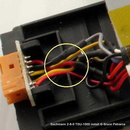 Bachmann Consolidation 2-8-0 Sound - tender connector detail