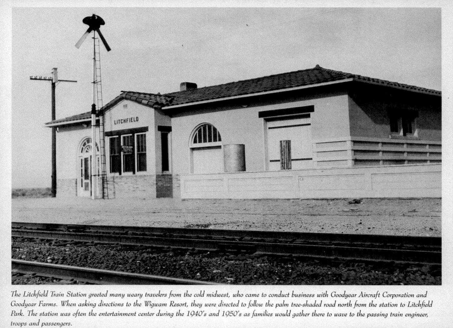 litchfield depot original track side